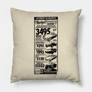 MG / BRITISH LEYLAND - American ad Pillow