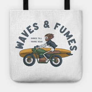 Motorcycle Skeleton Tote