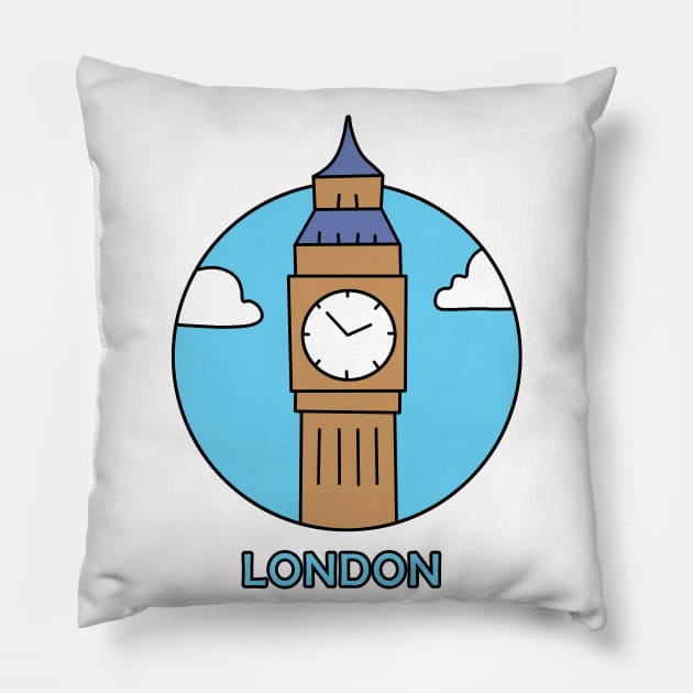 London Pillow by valentinahramov