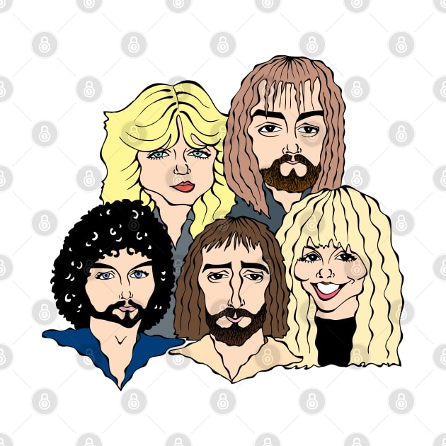 FLEETWOOD MAC FAN ART!! by cartoonistguy