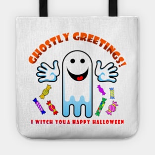 Halloween. Kind ghost. Tote