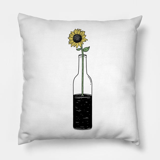 Here comes the sun Pillow by prawidana