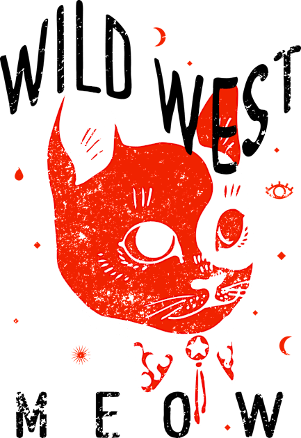 Wild Cat Kids T-Shirt by inkExtreme