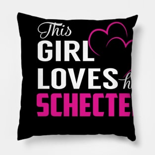 This Girl Loves Her SCHECTER Pillow