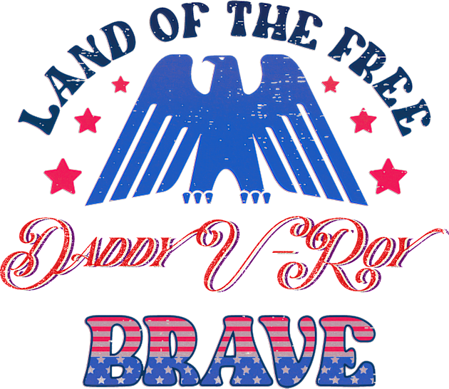 BRAVE DADDY U ROY - LAND OF THE FREE Kids T-Shirt by RangerScots