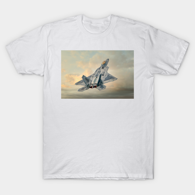 f22 raptor cockpit t shirts