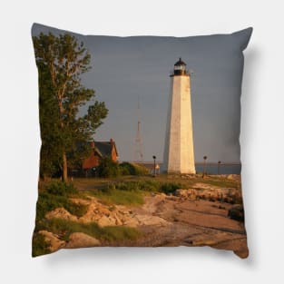 New Haven Lighthouse Pillow