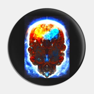 Galaxy of the Brain - AI Generated Sci Fi Concept Art - Pin