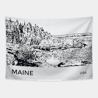 Maine USA Tapestry