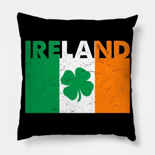 Irish Ireland Flag Shamrock St. Patrick's Day T-Shirt Pillow