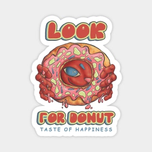 Look For Donut-Taste Of Happiness Magnet