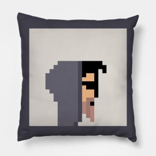 Hooded Visionary / Pixel Art / ToolCrypto #38 NFT Pillow