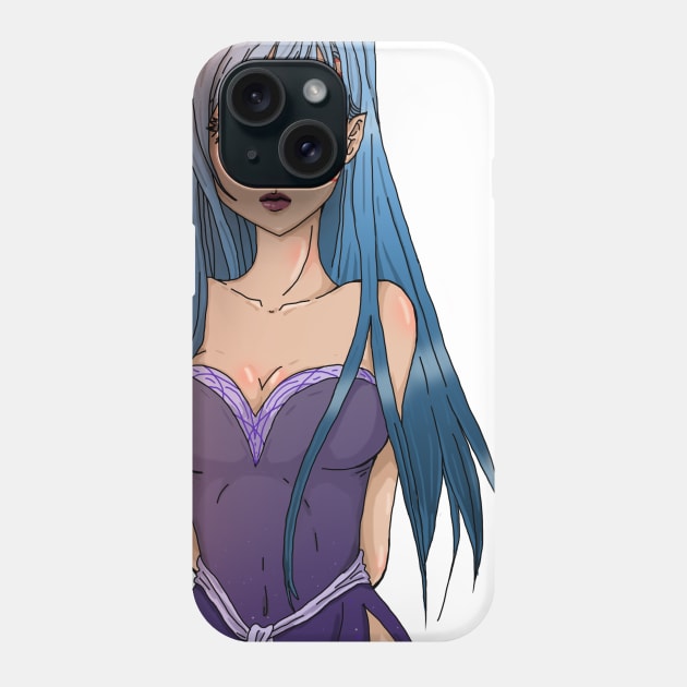 Elf fantasy without background Phone Case by Hikaruel