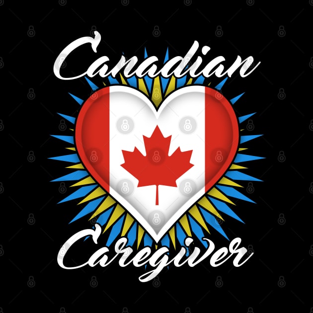 Canada Caregiver (white font) by WCN Store