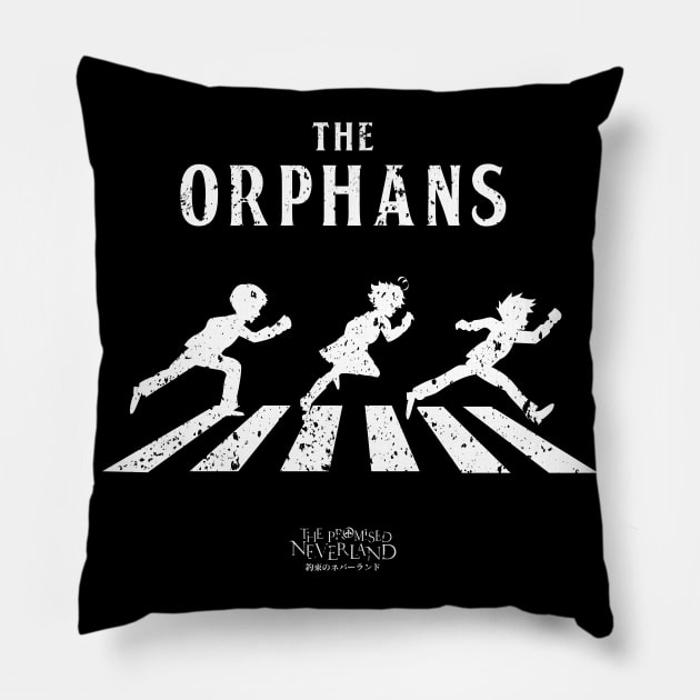 THE PROMISED NEVERLAND: THE ORPHANS (GRUNGE STYLE) Pillow by FunGangStore