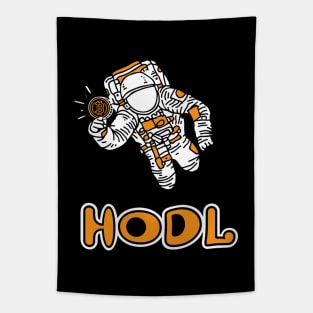 HODL BITCOIN - TO THE MOON Tapestry