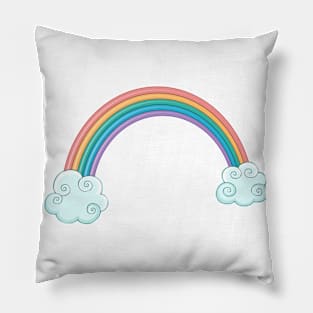 rainbow unicorn Pillow