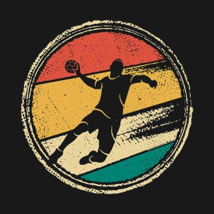 Handball Player Vintage Men Handball Sports T-Shirt