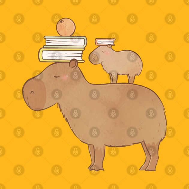 CAPYBARA READS by Catarinabookdesigns