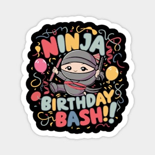 Cute Birthday Ninja Magnet