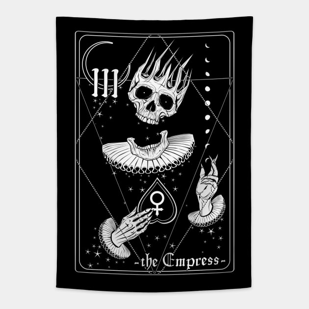 The Empress Tarot card Tapestry by Von Kowen