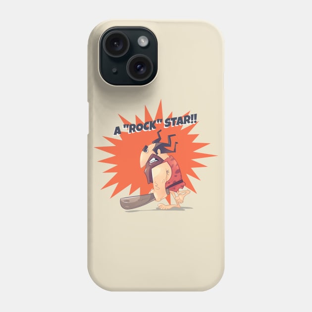 A "Rock" Star!! Phone Case by Caveman Designs & Apparel