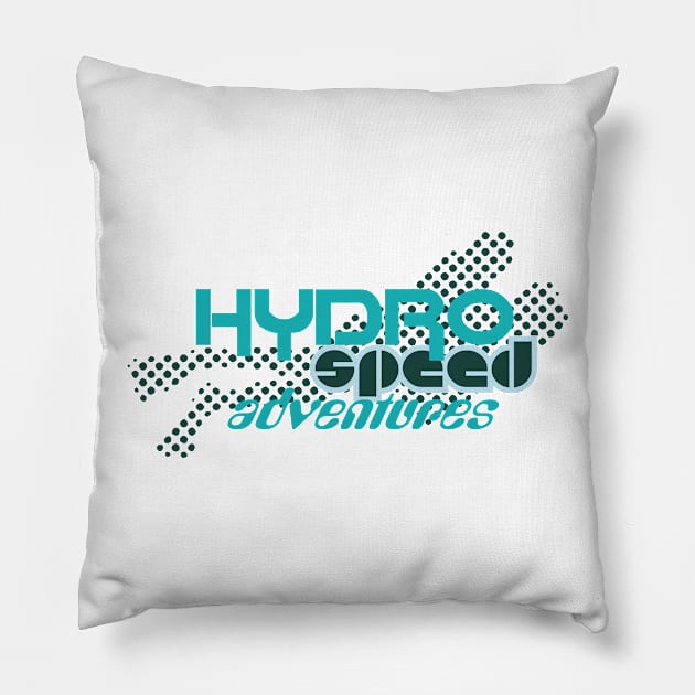 Hydro Speed Adventures Pillow by TBM Christopher