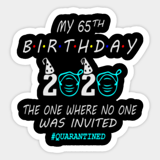 65th Birthday Gift For Mom Stickers Teepublic