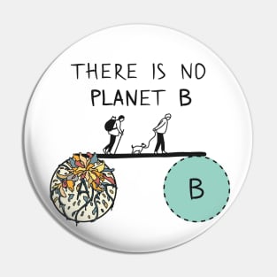 There is no PLANet B, keep the Earth clean Pin