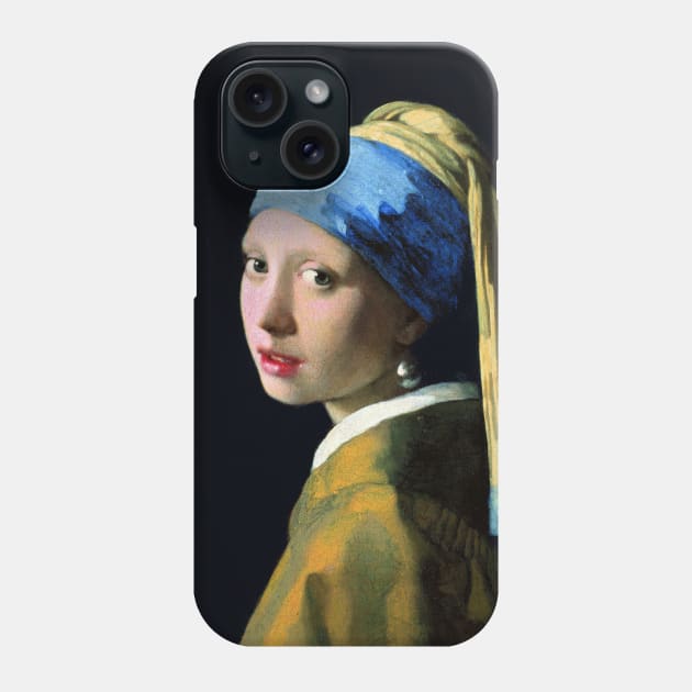 Jan Vermeer Girl With A Pearl Earring Phone Case by fineartgallery