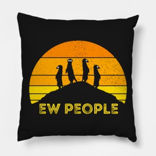 Ew People Meerkat Mongoose  Africa Safari Cat Pillow