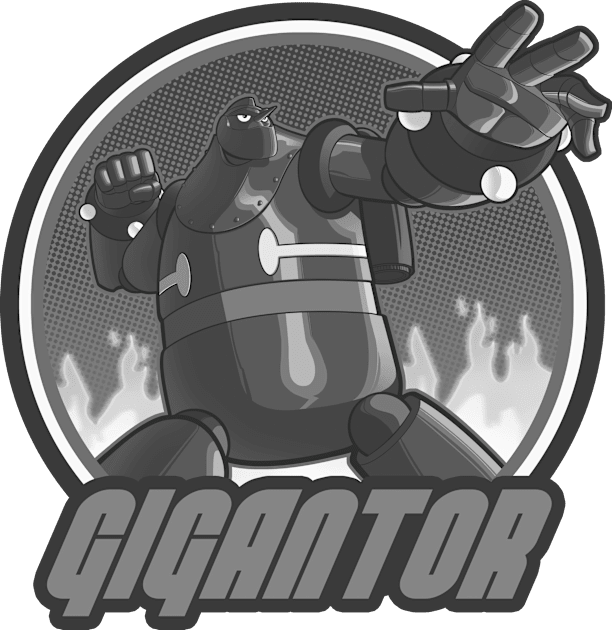 Gigantor 2 Kids T-Shirt by TomMcWeeney