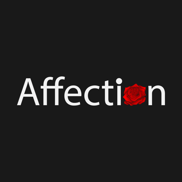 Affection artistic text design by BL4CK&WH1TE 