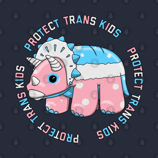 Protect Trans Kids by Art by Veya