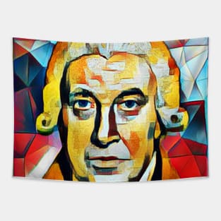 James Watt Abstract Portrait | James Watt Artwork 2 Tapestry