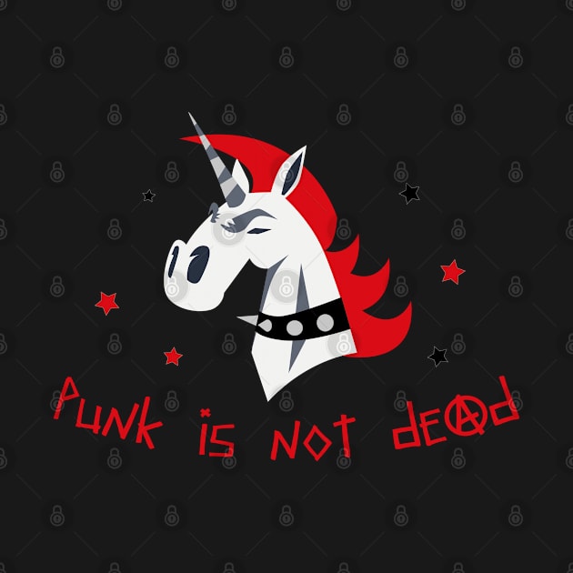 Punk is not dead, punk rock gift idea by Tom´s TeeStore