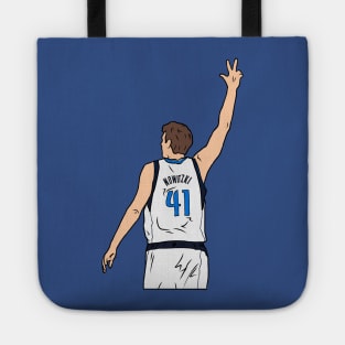 Dirk Nowitzki 3 Point Celebration Tote