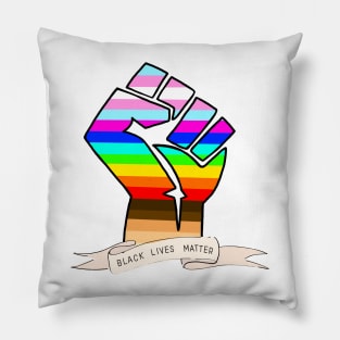 Black Lives Matter Sticker Pillow