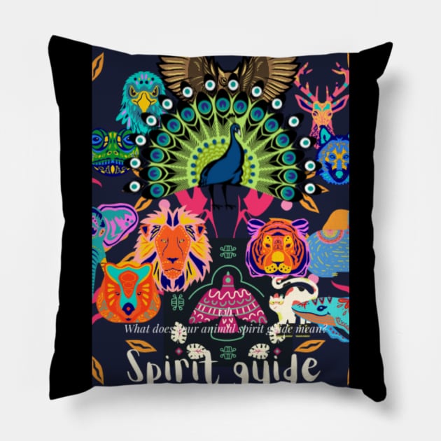 Spirit Guide Pillow by Rene Martin