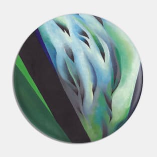 High Resolution Blue and Green Music by Georgia O'Keeffe Pin