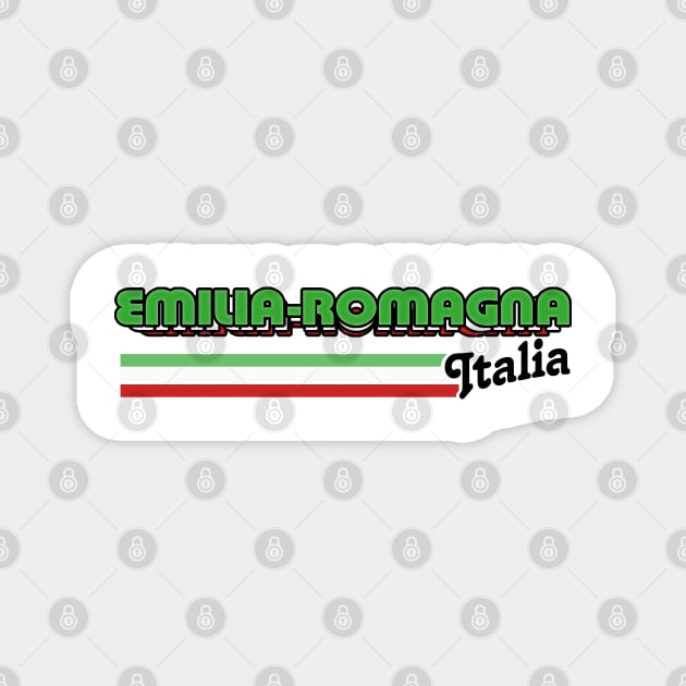 Emilia-Romagna Italia / Italian Region Design Magnet by DankFutura