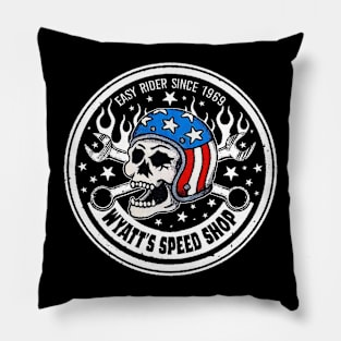 Wyatt's Speed Shop Pillow