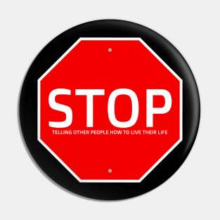 STOP sign Pin
