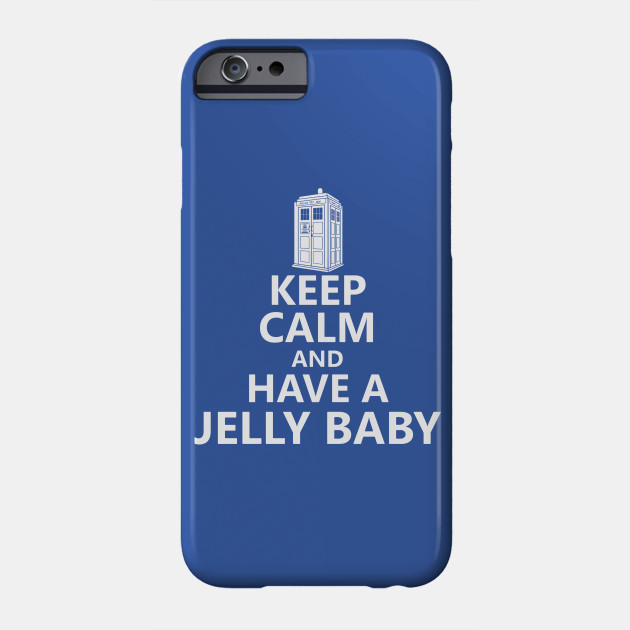 Tardis Keep Calm Jelly Baby