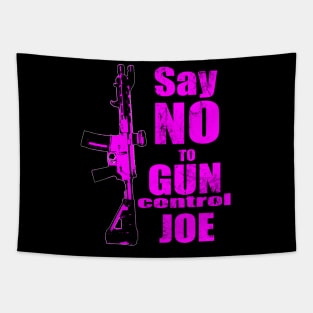 2024 Election Pink Say No To Gun Control Joe Tapestry