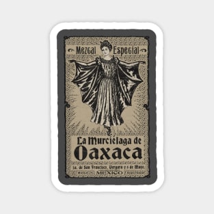 Vintage Oaxaca Mexico Bat Mezcal Magnet