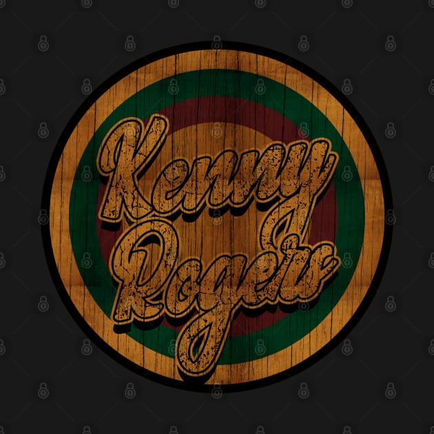 Circle Retro Kenny Rogers by Electric Tone