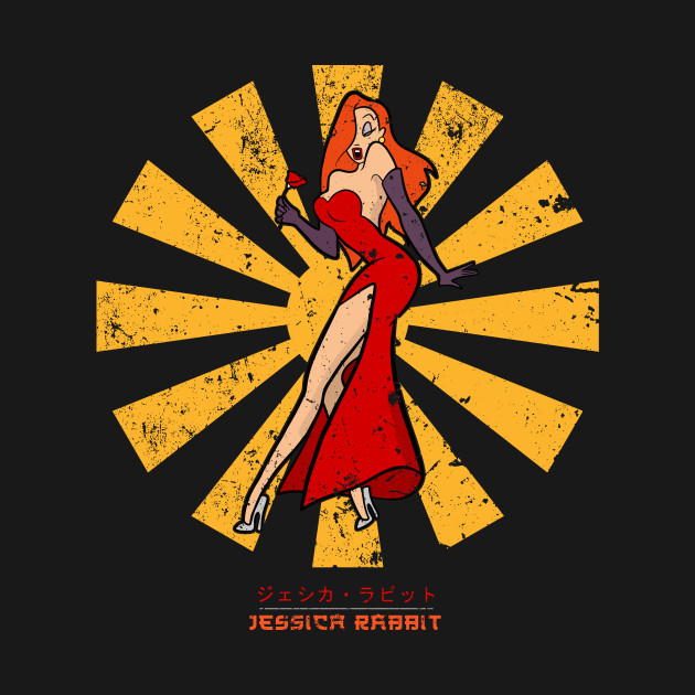 Jessica Rabbit Retro Japanese - Jessica Rabbit - T-Shirt sold by Ponnam ...