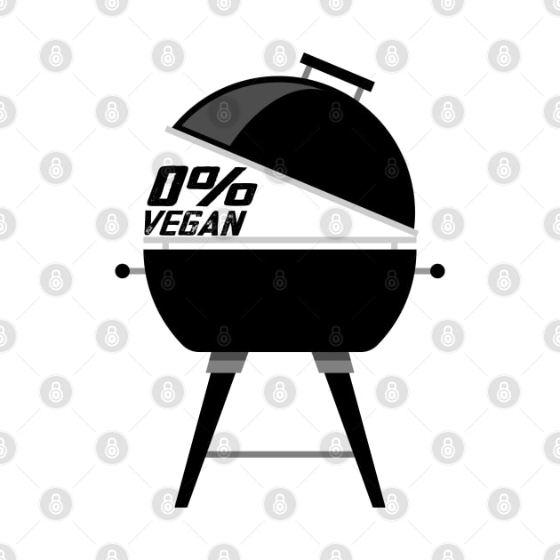 Zero Percent Vegan BBQ Dark by PNPTees