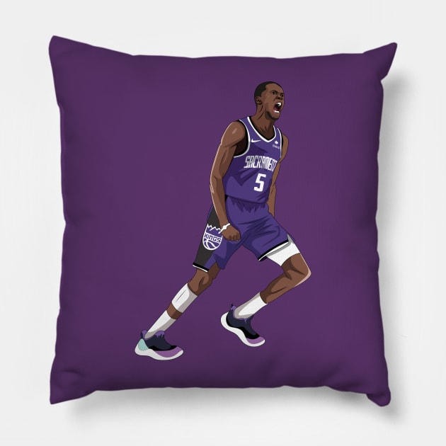 Deaaron Fox Pillow by xavierjfong